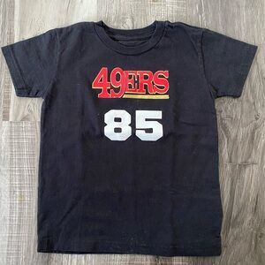 Hand-Made 49ers Kids Black 49ers Graphic T-Shirt size 3-4T